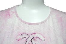 画像をギャラリービューアに読み込む, CHANEL シャネル 半袖 Tシャツ ココマーク タイダイ柄 P34611K02001 フランス製 コットン エラスタン ピンク 34 美品 中古 53333