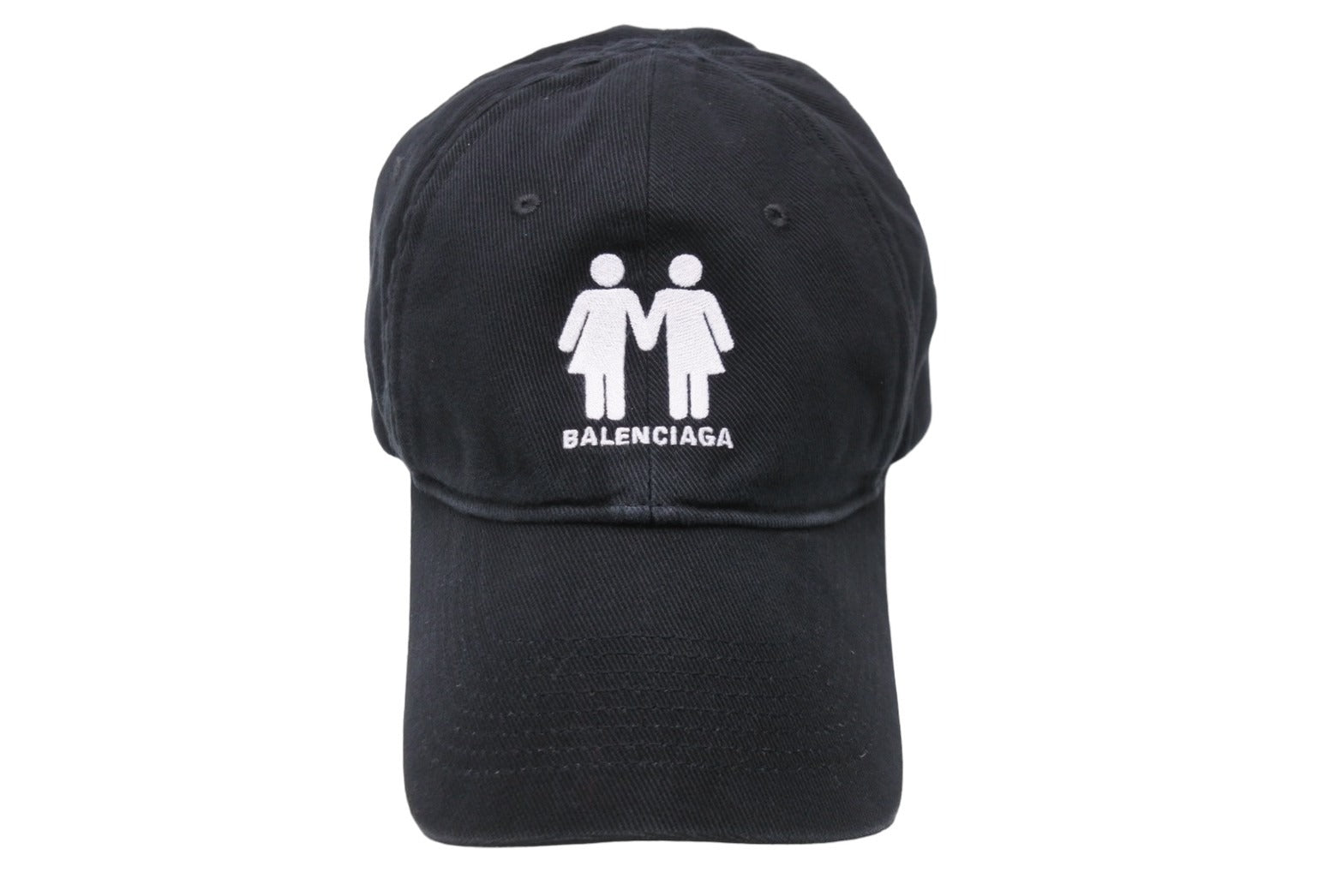 BALENCIAGA バレンシアガ キャップ HAT PRIDE CAP Pride 22 帽子 ブラック コットン サイズM 美品 中古 53369  – Casanova Vintage