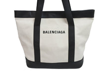 画像をギャラリービューアに読み込む, 極美品 BALENCIAGA バレンシアガ トートバッグ コットンキャンバス 374767AQ3AN9260 シルバー金具 中古 53397