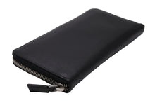 Load image into Gallery viewer, PRADA プラダ 長財布 小銭入れ カードケース ブラック レザー 2M1122 シルバー金具 美品 中古 53406