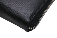 Load image into Gallery viewer, PRADA プラダ 長財布 小銭入れ カードケース ブラック レザー 2M1122 シルバー金具 美品 中古 53406