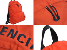 画像をギャラリービューアに読み込む, BALENCIAGA バレンシアガ リュック デイパック バックパック レッド ナイロン 507460 美品 中古 53409