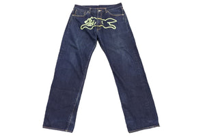 Billionaire Boys Club Billionaire Boys Club Running Dog Denim Pants Navy Luminous Size L Good Condition Used 53415