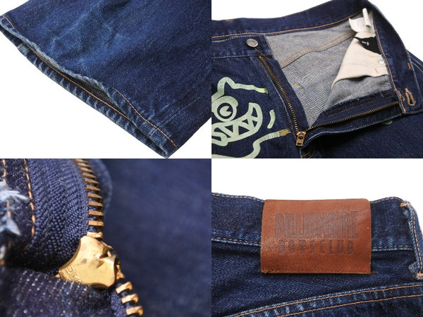 Billionaire Boys Club Billionaire Boys Club Running Dog Denim Pants Navy Luminous Size L Good Condition Used 53415