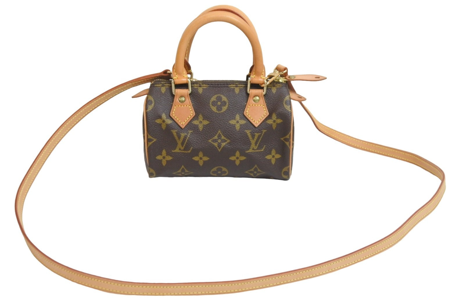 LouisVuitton ルイヴィトン ミニスピーディ 2WAYバッグ ミニボストンバッグ ショルダーバッグ ブラウン 美品 中古 53429 –  Casanova Vintage