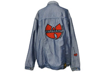 画像をギャラリービューアに読み込む, WU-TANG CLAN ウータンクラン デニムジャケット XL コットン ポリエステル ブルー シルバー金具 良品 中古 53444