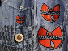 画像をギャラリービューアに読み込む, WU-TANG CLAN ウータンクラン デニムジャケット XL コットン ポリエステル ブルー シルバー金具 良品 中古 53444