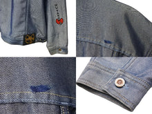 画像をギャラリービューアに読み込む, WU-TANG CLAN ウータンクラン デニムジャケット XL コットン ポリエステル ブルー シルバー金具 良品 中古 53444