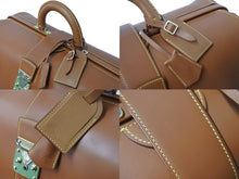 画像をギャラリービューアに読み込む, LOUIS VUITTON ルイヴィトン ボストンバッグ ノマドM オーダーバック M80310 レザー ゴールド金具 美品 中古 53490