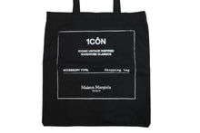 画像をギャラリービューアに読み込む, 新品同様 Maison Margiela メゾン マルジェラ トートバッグ ショッピングバッグ ブラック コットン S55WC0127 PR238 中古 53505
