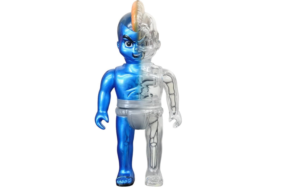新品同様 ゴッコ堂 goccodo 気合田くん ソフビ フィギュア クリア リアルヘッド AREA61 限定 中古 53509