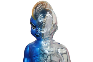 Like new Goccodo Goccodo Kiaida-kun Soft Vinyl Figure Clear Real Head AREA61 Limited Used 53509