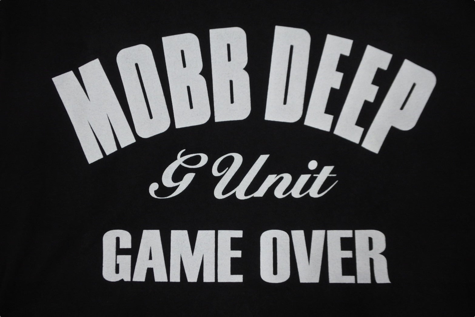 MOBBDEEP GAMEOVER ゲームオーバー ヴィンテージ 半袖Tシャツ トップス コットン ブラック ホワイト サイズM 良品  53514