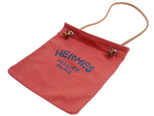 Load image into Gallery viewer, HERMES エルメス ショルダーバッグ ワンショルダー アリーヌMM レッド カーフスキン T刻印 シルバー金具 美品 中古 53549