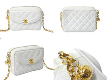 画像をギャラリービューアに読み込む, CHANEL シャネル ショルダーバッグ マトラッセ チェーンショルダー 2番台 キャビアスキン GP ゴールド金具 美品 中古 53591