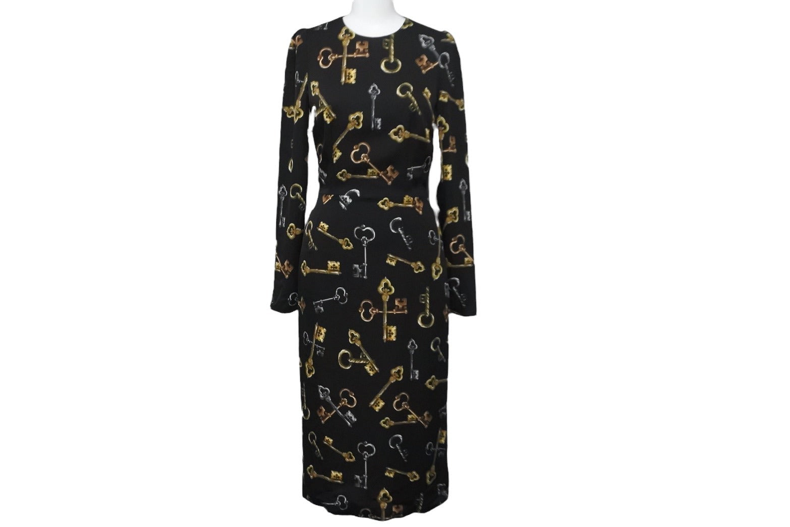 美品 Dolce&Gabbana シルク ブラック ドレス