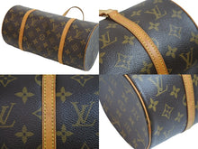 画像をギャラリービューアに読み込む, LOUIS VUITTON ルイ・ヴィトン パピヨン ショルダーバッグ モノグラム ロゴ ブラウン ゴールド金具 M51365 良品 中古 53637