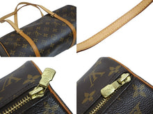 画像をギャラリービューアに読み込む, LOUIS VUITTON ルイ・ヴィトン パピヨン ショルダーバッグ モノグラム ロゴ ブラウン ゴールド金具 M51365 良品 中古 53637