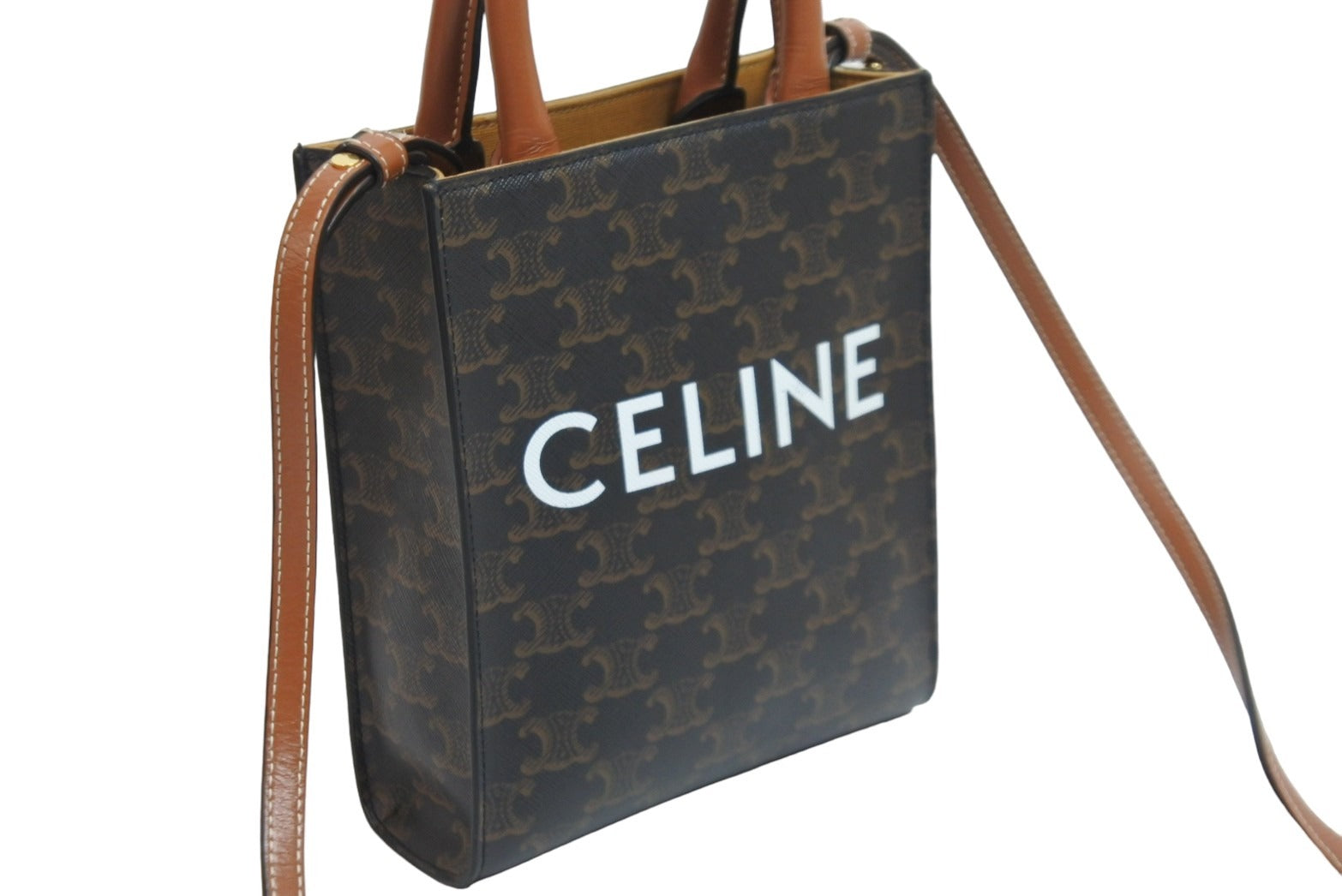 CELINE セリーヌ ミニ バーティカルカバ トリオンフ 2WAY ショルダー