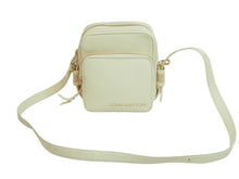 Load image into Gallery viewer, LOUISVUITTON ルイヴィトン トロターMM ショルダーバッグ 斜めがけバッグ M95359 FO0027 レザー ブロン 美品 中古 53657