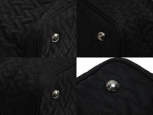 Load image into Gallery viewer, PRADA プラダ トートバッグ ハンドバッグ チェーン ブラック ナイロン シルバー金具 美品 中古 53673