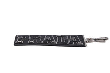 Load image into Gallery viewer, 極美品 PRADA プラダ キーリング キーホルダー 2TL254 イタリア製 サフィアーノレザー メタル ブラック グレー シルバー 中古 53689