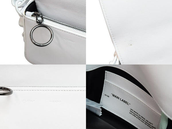 Very Good Condition OFF-WHITE Shoulder Bag Signed by Virgil White 0WNA038T19423015 Used 53694