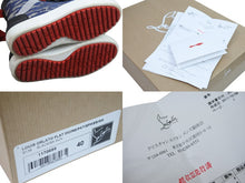 画像をギャラリービューアに読み込む, Christian Louboutin クリスチャンルブタン スニーカー スタッズ 迷彩 サイドジップ 1170699 ネイビー ブラック 40 美品 中古 53700