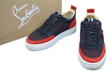 画像をギャラリービューアに読み込む, Christian Louboutin クリスチャンルブタン スニーカー ローカット レザー パテント スエード レッド サイズ40 美品 中古 53716