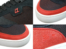画像をギャラリービューアに読み込む, Christian Louboutin クリスチャンルブタン スニーカー ローカット レザー パテント スエード レッド サイズ40 美品 中古 53716