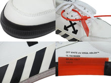 Load image into Gallery viewer, OFF-WHITE オフホワイト スニーカー ホワイト ブラック レザー サイズ40 OMIA085S20D680380110 美品 中古 53718