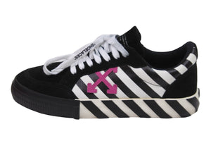 OFF-WHITE オフホワイト バルカナイズ ローカットスニーカー OMIA085E19C210471028 サイズ40 美品 中古 53720