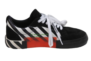 OFF-WHITE オフホワイト バルカナイズ ローカットスニーカー OMIA085E19C210471028 サイズ40 美品 中古 53720