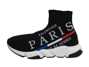 極美品 BALENCIAGA バレンシアガ スピードトレーナー Paris スニーカー ...