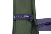画像をギャラリービューアに読み込む, 新品同様 LOUIS VUITTON ルイ・ヴィトン ネクタイ NIGO コラボ クラヴァットLV MADE ダック MP3217 グリーン シルク 中古 53727