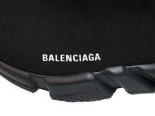 画像をギャラリービューアに読み込む, 極美品 BALENCIAGA バレンシアガ スニーカー スピードトレーナー SPEED TRAINER ブラック サイズ40 中古 53730