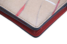Load image into Gallery viewer, Christian Louboutin クリスチャンルブタン カードケース 名刺入れ ロゴ入り レザー PVC クラフトカラー 美品 中古 53743