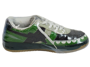 A BATHING APE × KAWS BAPE STA A BATHING APE KAWS BAPE STA sneakers green shoes 29cm used 53775