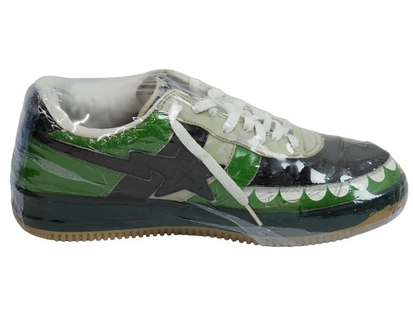 A BATHING APE × KAWS BAPE STA A BATHING APE KAWS BAPE STA sneakers green shoes 29cm used 53775
