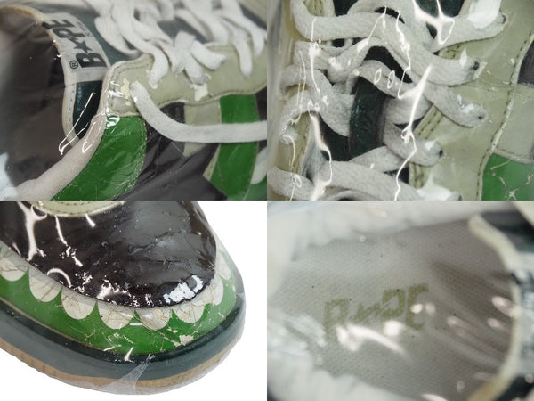 A BATHING APE × KAWS BAPE STA A BATHING APE KAWS BAPE STA sneakers green shoes 29cm used 53775