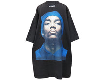 画像をギャラリービューアに読み込む, VETEMENTS ヴェトモン 16AW スヌープドッグ 半袖Ｔシャツ Snoop Dogg ブラック オーバーサイズ ロゴ サイズM 中古 53786