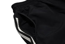 画像をギャラリービューアに読み込む, 極美品 BALENCIAGA バレンシアガ 22SS サイドライントラックパンツ ナイロン 681254 ブラック ホワイト サイズM 中古 53787