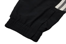 画像をギャラリービューアに読み込む, 極美品 BALENCIAGA バレンシアガ 22SS サイドライントラックパンツ ナイロン 681254 ブラック ホワイト サイズM 中古 53787