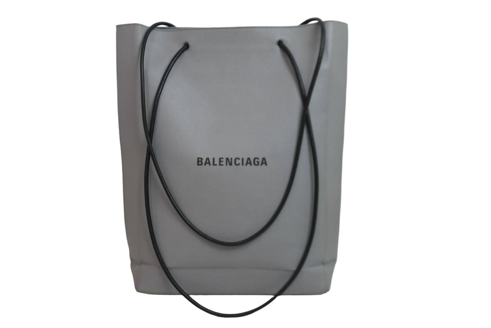 BALENCIAGA バレンシアガ ショッピング トートバッグ M グレー ロゴ