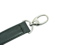 Load image into Gallery viewer, ChristianDior クリスチャンディオール ショルダーストラップ CDロゴ 替え用 レザー ブラック シルバー金具 美品 中古 53844