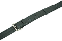 Load image into Gallery viewer, ChristianDior クリスチャンディオール ショルダーストラップ CDロゴ 替え用 レザー ブラック シルバー金具 美品 中古 53844