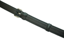 Load image into Gallery viewer, ChristianDior クリスチャンディオール ショルダーストラップ CDロゴ 替え用 レザー ブラック シルバー金具 美品 中古 53844
