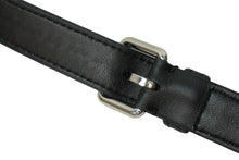 Load image into Gallery viewer, ChristianDior クリスチャンディオール ショルダーストラップ CDロゴ 替え用 レザー ブラック シルバー金具 美品 中古 53844