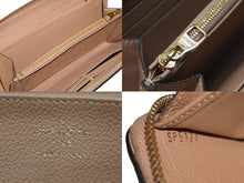 画像をギャラリービューアに読み込む, LOUISVUITTON ルイヴィトン ジッピーウォレット トゥルトレール モノグラムアンプラントレザー ベージュ 美品 中古 53857