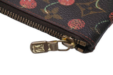 画像をギャラリービューアに読み込む, LOUIS VUITTON ルイ・ヴィトン モノグラム チェリー ポシェットクレ コインケース ブラウン レッド M95042 中古 53864